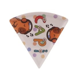 Prato Pizza Melamina Capivara Musical Havan Casa - 22Cm