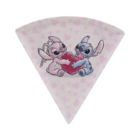 Prato Raso de Pizza Disney Stitch 22Cm - Angel e Stitch