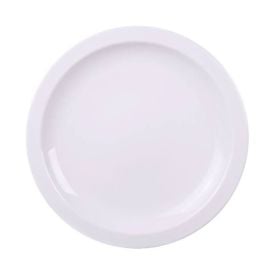 Prato Raso de Porcelana Laura Tramontina 25,4Cm - Branco