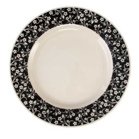 Prato Raso New Arabesco Biona By Havan Casa 26Cm - Cerâmica