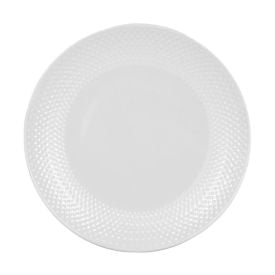 Prato Raso Melamina Diamond Havan Casa 28Cm - Branco