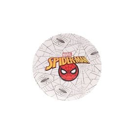 Prato Raso Melamina Disney 20,2Cm - Homem Aranha Teias