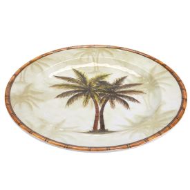 Prato Raso Melamina Havan Casa 28Cm - Bambu