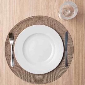 Prato Raso Maria Augusta Tramontina De Porcelana 27Cm - Porcelana Branca