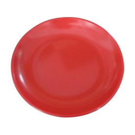 Prato Solecasa Oriental Melamina 20Cm - Vermelho e Preto