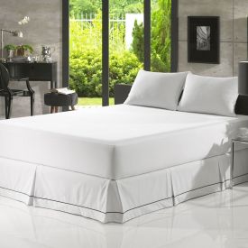 Protetor De Colchão Casal Malha Gel Lynel - Branco