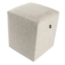 Puff Quadrado Decorativo Linho Havan Casa - Linho Off