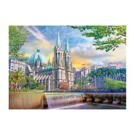 Quebra-Cabeça Catedral da Sé 1000 Peças Grow - 04554