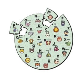 Quebra-Cabeça Alfabeto Caracol - 6075