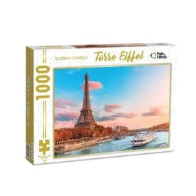 Quebra-Cabeça Mundo Torre Eiffel 1000 Peças Pais & Filhos - 10775