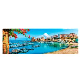 Quebra-Cabeça Panorama Castellammare Del Golfo 1500 Peças Grow - 4056