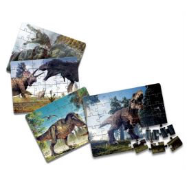 Quebra-Cabeça Puzzle Dinossauros 4 em 1 Toia - 12150