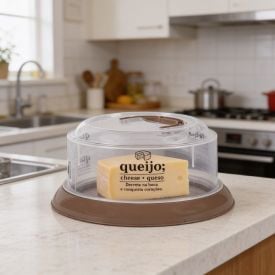 Queijeira Decora com Alça Rosca 20Cm Plasútil