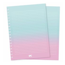 Refil para Caderno Smart Colegial 48 Folhas Azul e Rosa Dac - 5181RE-H