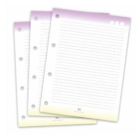 Refil para Fichário Colegial 96 Folhas Rosa e Verde Dac - 1843RE-H