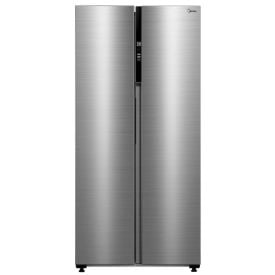 Refrigerador Geladeira Midea Side By Side Inverter Inox 442 Litros MDRS598FGA