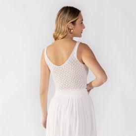 Regata Cropped Feminina De Tricot Boby Blues