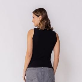 Regata Feminina Sem Costura Gola Alta Patricia Foster