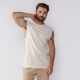 Regata Machão De Algodão Thing Off White