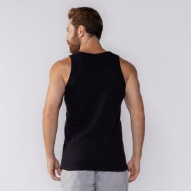 Regata Masculina Canelada Thing Preto