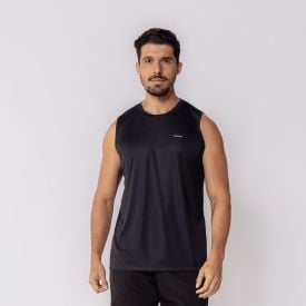 Regata Masculina Dry Fit Com Estampa Scream  Preto