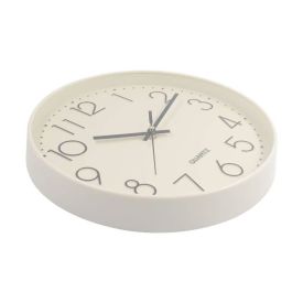 Relógio De Parede Bege Havan Casa - 30cm