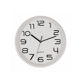 Relógio De Parede Com Branco Nuvem Havan Casa 30 Cm - Preto 