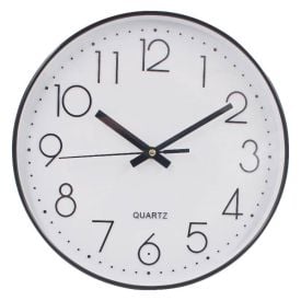 Relógio De Parede Preto E Branco Havan Casa - 30cm