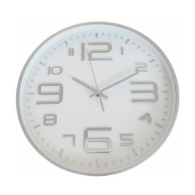 Relógio de Parede Redondo 30Cm Havan Casa - Prata