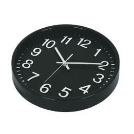 Relógio De Parede Redondo Preto Havan Casa - 30 Cm