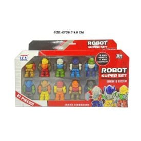 Robo Hbr0940 Conjunto Com 10 Bonecos