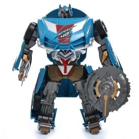 Robô Transformador Pequeno Azul Havan Toys - HBR0365