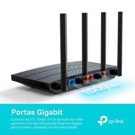 Roteador Wifi 6 Dual Band 2.4/5 Ghz Tp Link  Archer Ax1500 - Bivolt