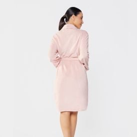 Roupão Adulto Microfibra m Havan - Rosa Pálido
