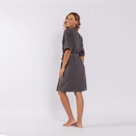 Roupão Adulto Felpudo Tamanho Único Havan Casa - Cinza Magico