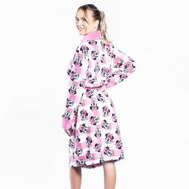 Roupão Adulto Unissex Disney Microfibra M - Minnie Pink