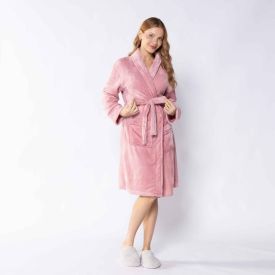 Roupão Adulto Gg Requinte Havan Casa - Rosa