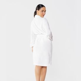 Roupão Adulto P Microfibra Paris Havan Casa - Off White