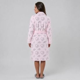 Roupão Adulto Unissex Disney Microfibra Gg - Minnie