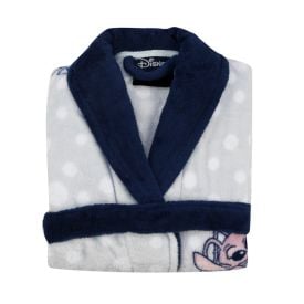 Roupão Infantil G Microfibra Disney - Stitch e Angel