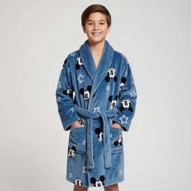 Roupão Infantil G Microfibra Disney - Mickey
