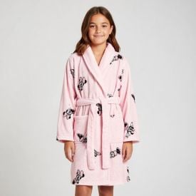 Roupão Infantil G Microfibra Disney - Minnie