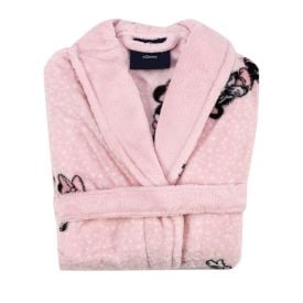 Roupão Infantil G Microfibra Disney - Minnie
