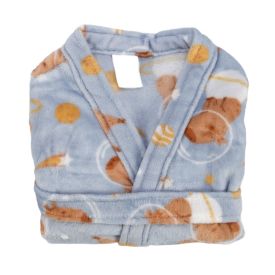 Roupão Infantil G Microfibra Lumini Havan Kids - Capivara Astronauta