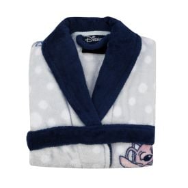 Roupão Infantil m Microfibra Disney - Stitch e Angel