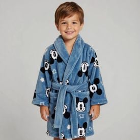 Roupão Infantil P Microfibra Disney - Mickey