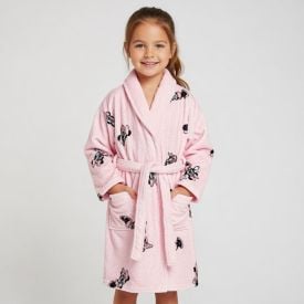Roupão Infantil P Microfibra Disney - Minnie