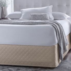 Saia Box Queen Matelassê Veste Fácil Havan Casa - Areia