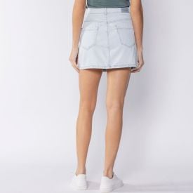 Saia Feminina Jeans Boby Blues Azul Claro