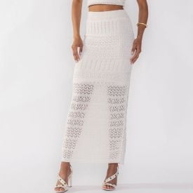 Saia Longa De Tricot Patricia Foster